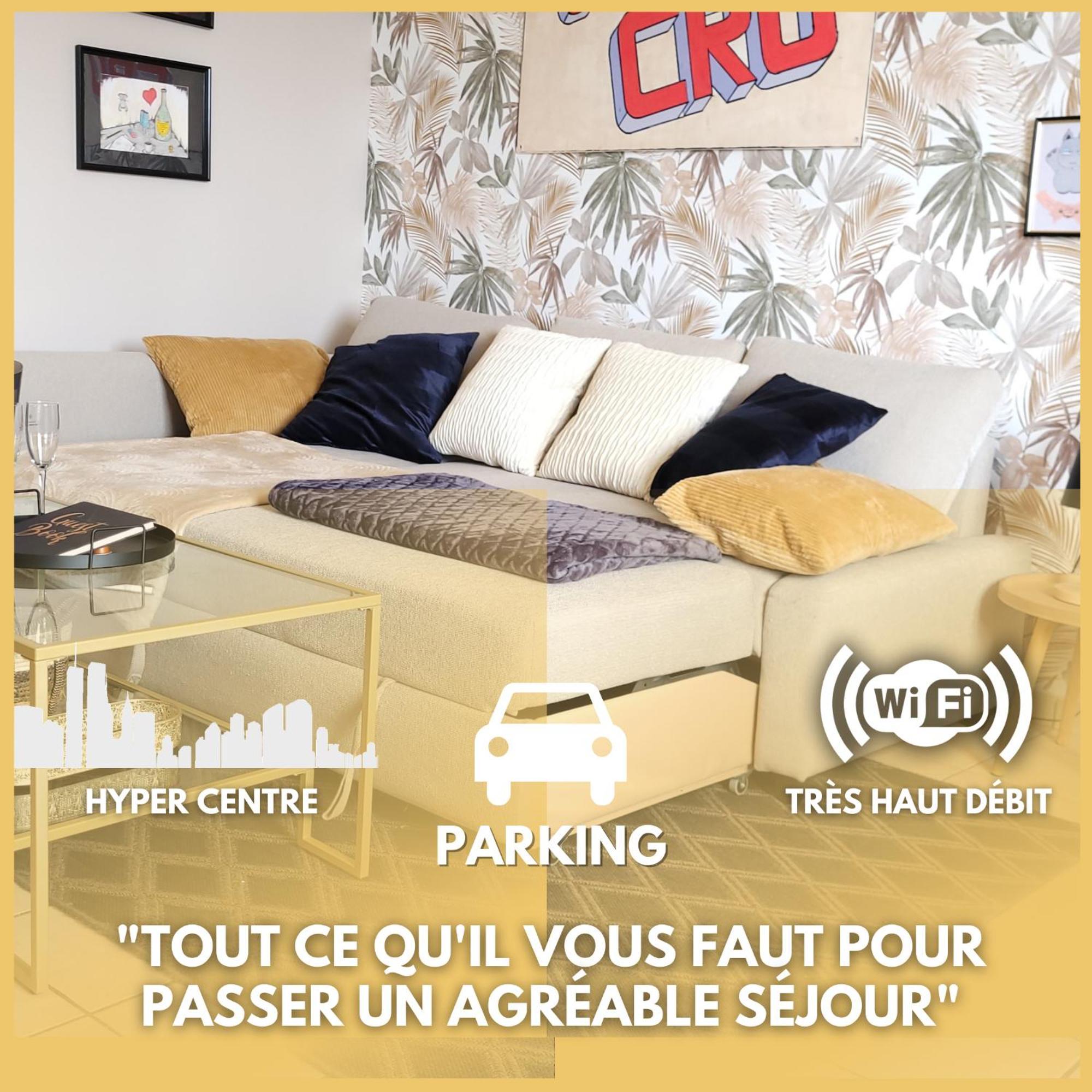 Gite Urbain - La Capsule - Parking 에페르네이 외부 사진